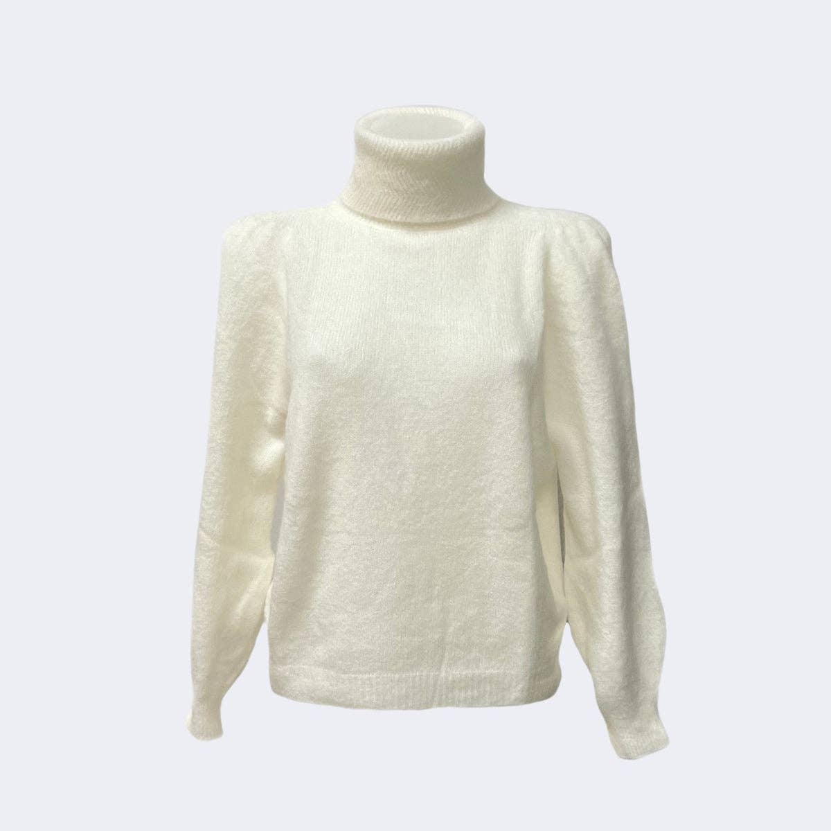 Suie Valentini srl – Großhandel Strickpullover – Damen – Rollkragenpullover aus Baby-Alpaka-Wollmischung, Art. 175131