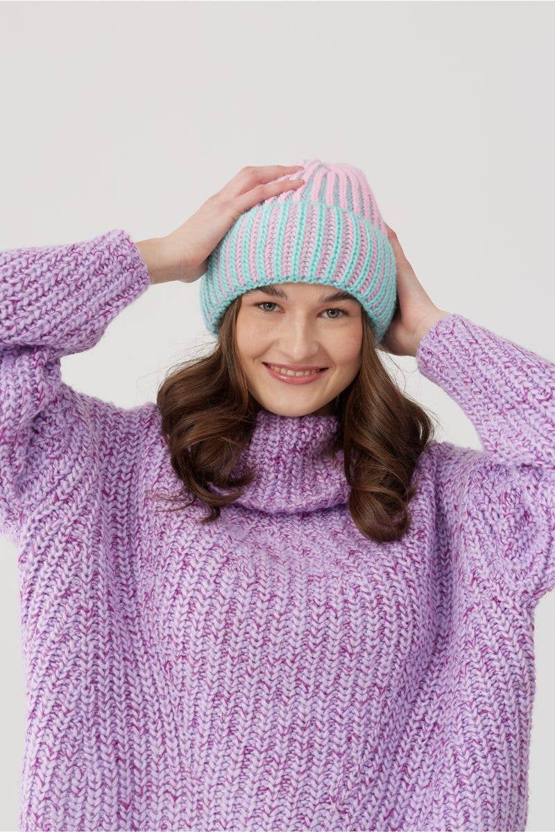 Ander - Wholesale Beanie - Unisex - Balloon beanie with wool 3 colors Made in Poland10