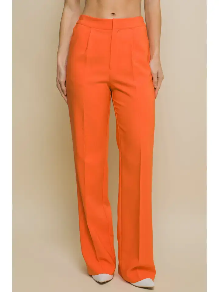 42POPS - Vente Pantalon – femme - Pantalon habillé coupe régulière avec dos élastique9