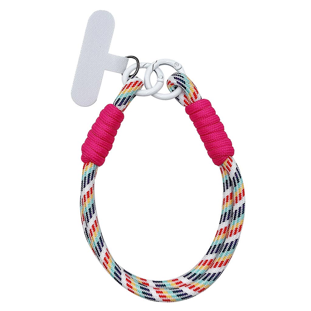 Fashion City - Wholesale Phonecase Strap - Colorful Rope Knotted Phone Charm Wrist Strap9
