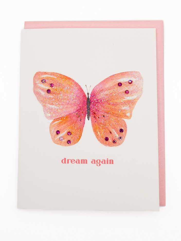 'Butterfly Dreams' Butterfly Friendship Greeting Card for wholesale by Lavender Vines