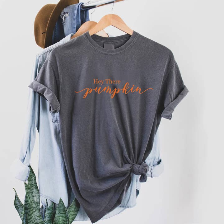 STARCHIS - Wholesale Screen Printed T-Shirt - Women's - Hey there Pumpkin1