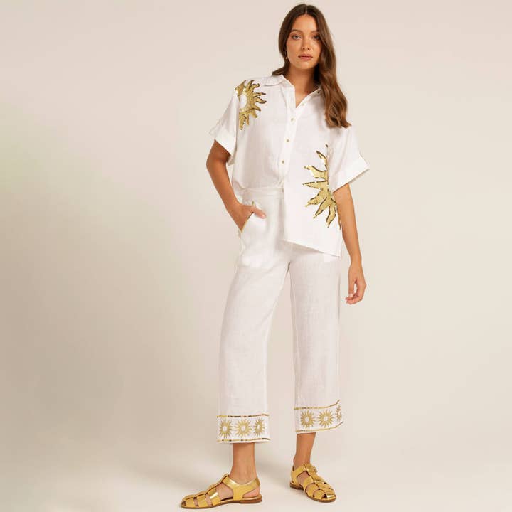 Love, Bonfire the Label - Wholesale Pants - Women's - You Beauty Linen Pant1