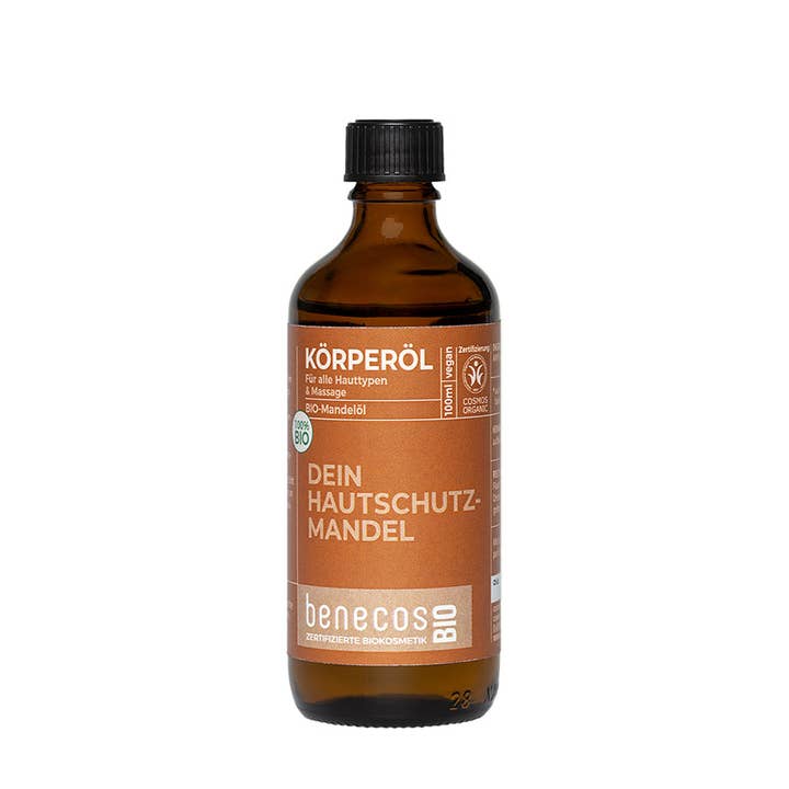 benecosBIO body oil organic almond oil - YOUR SKIN PROTECTION ALMOND for wholesale by cosmondial GmbH & Co. KG