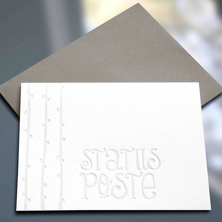 Status Poste Notekort - Æske med 6 for engroshandel hos Sky of Blue Cards