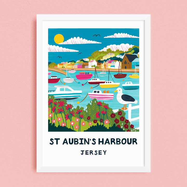 St Aubin's Harbour - Jersey for wholesale by Lauren Radley
