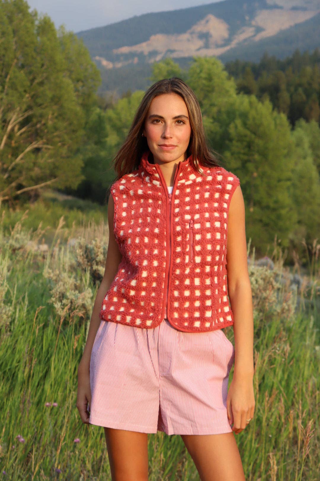 Midnight Lunch - Wholesale Outerwear Vest - Women's - Montana Vest | Signature Red5