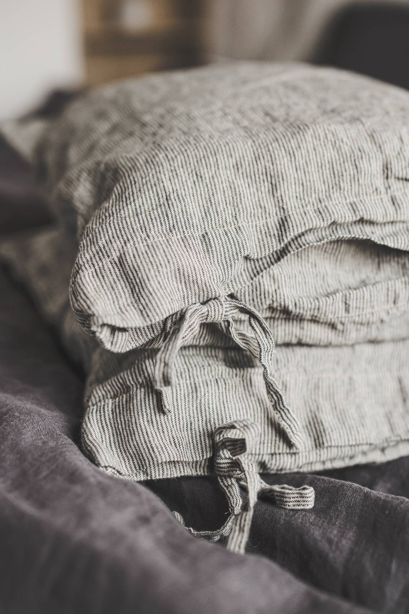 Epic Linen - Wholesale Chair Cushion - Linen Cushion Cover with Ties2