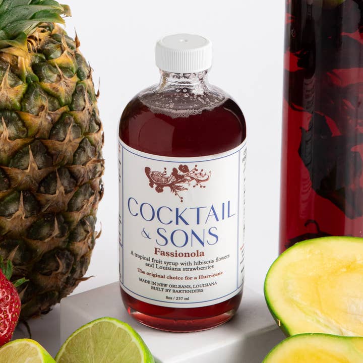 Fassionola | The Modern Tiki Cocktail Syrup (8oz) for wholesale by Cocktail & Sons