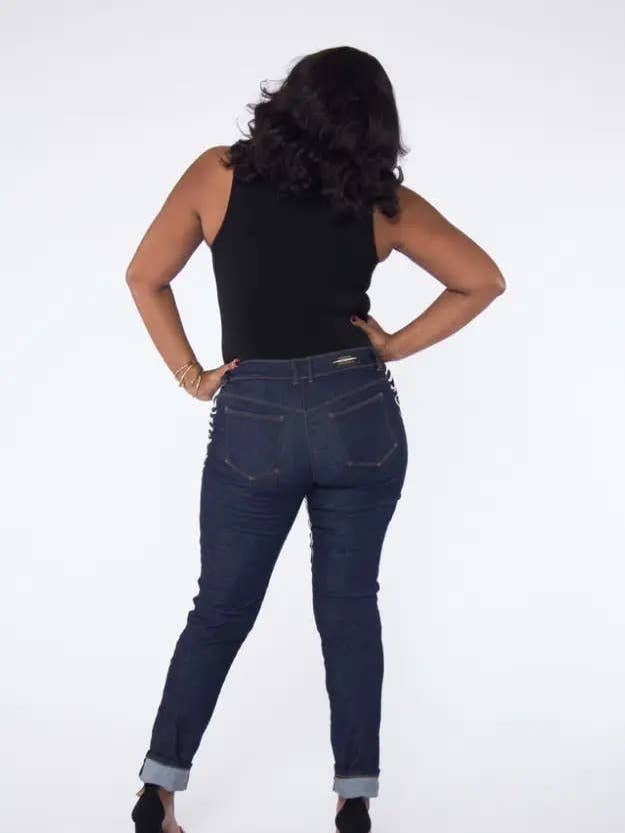 Classic 3 - Skinny - Mid Rise - Regular - Autumn Blue for wholesale by Brilliant You Denim