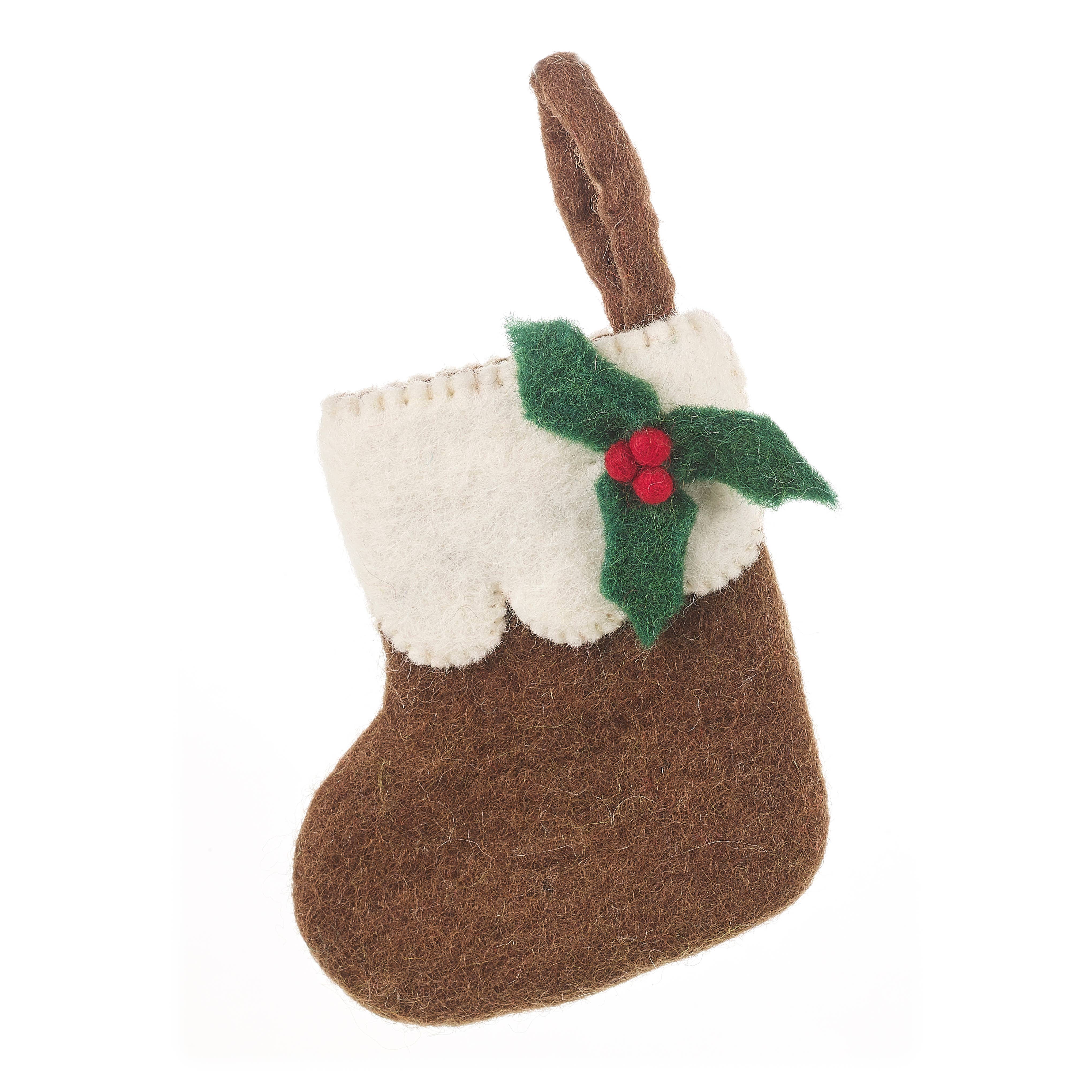Felt So Good - Wholesale Holiday Stocking - Handmade Felt Biodegradable Mini Christmas Stocking3