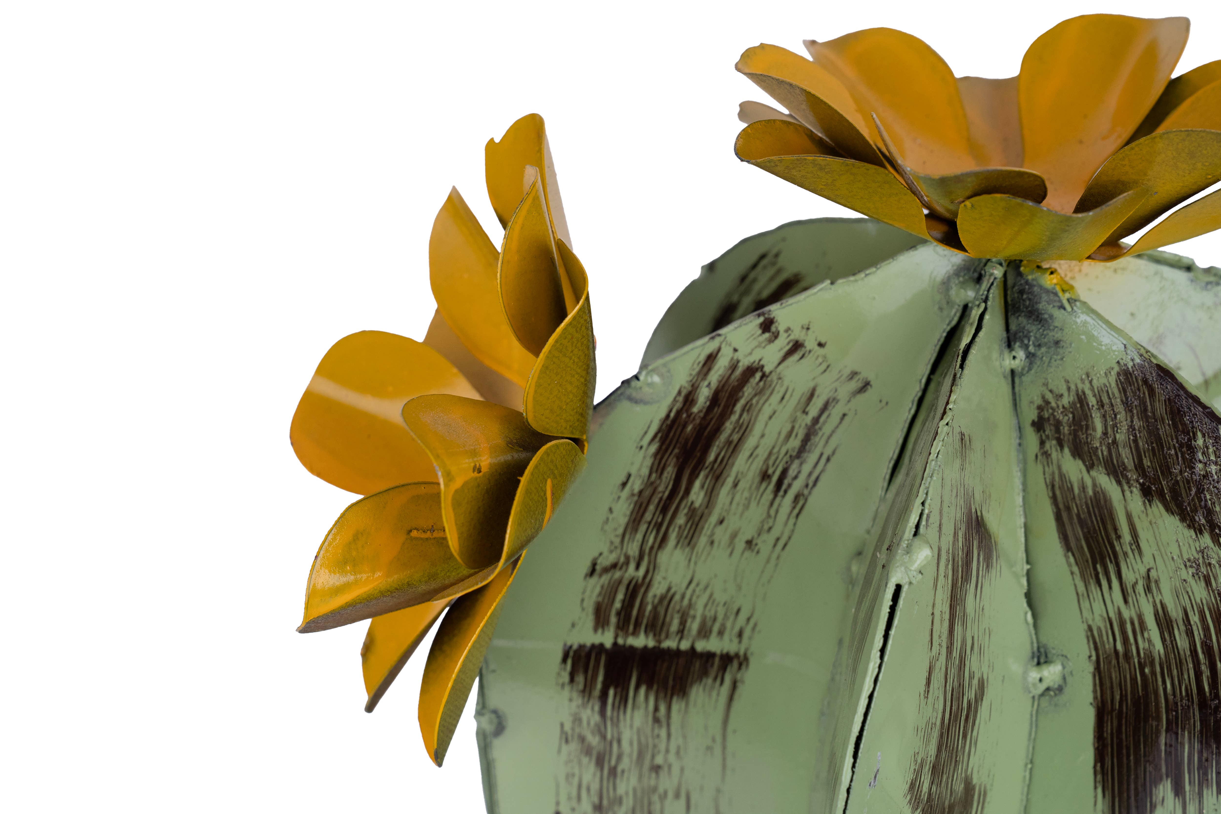 My Amigos Imports - Venta al por mayor Adornos/decoración de exteriores - Decoración Yuma Metal con diseño de cactus, jardín, desierto, tres tamaños, verde, en oferta2