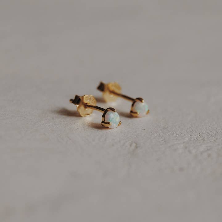 Olive Branch Jewelry & Co. - Wholesale Stud/Post Earrings - Opal Stud Earrings1