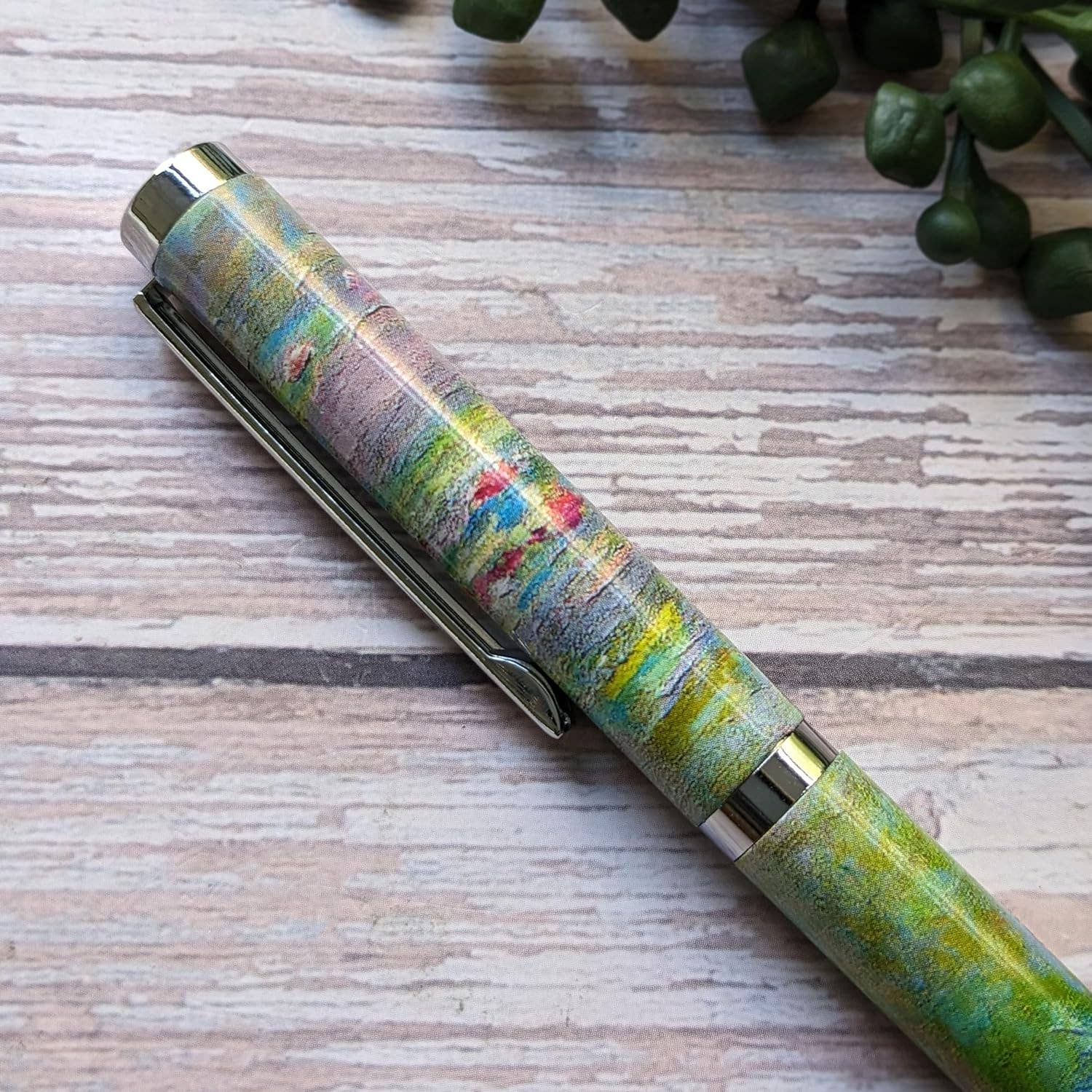 Robert Frederick Ltd – Großhandel Stift – Kugelschreiber Monet Seerosen im Geschenkbox5