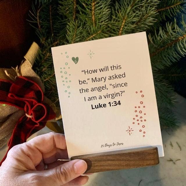 Blessed Be Boutique - Wholesale Christmas Card - 25 Days to Jesus Scripture Cards3