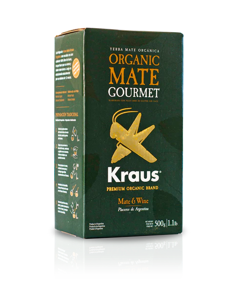 TOTO Organics - Vente Thés santé/détox - Yerba Mate KRAUS Gourmet bio 500 g0