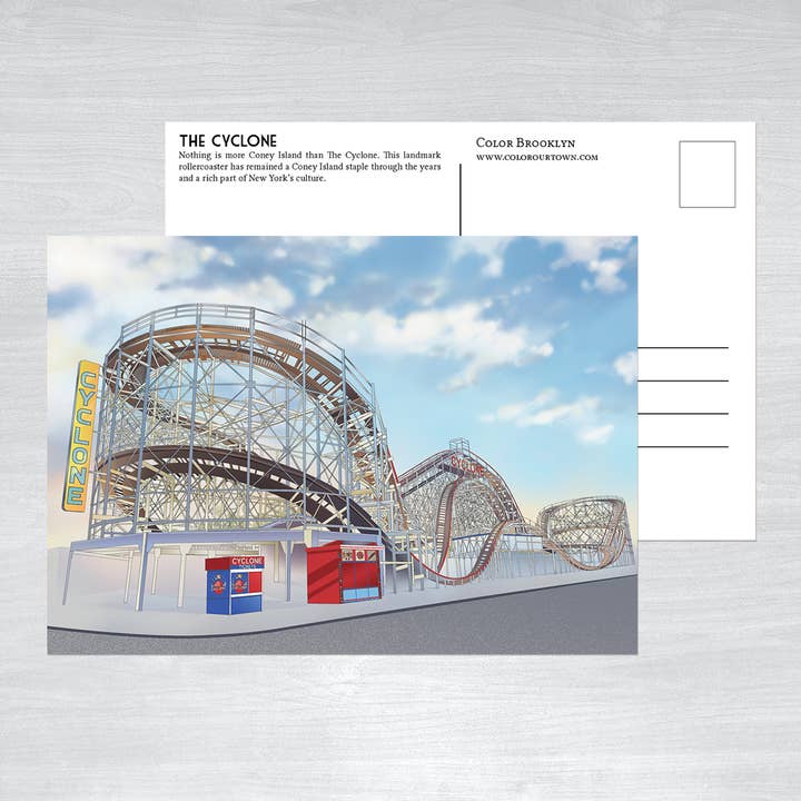 Color Our Town - Wholesale Postcard Set - Brooklyn Postcards - Set of 10 designs - NYC3