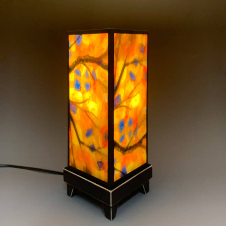 Macone Clay / Spooner Creek - Wholesale Accent/Desk Lamp - ML96 - Stained Tree Lamp2