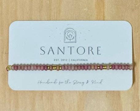 Santore Jewelry Company - Wholesale Beaded Bracelet - Linea Beaded Stretch Bracelet - Ships Carded5