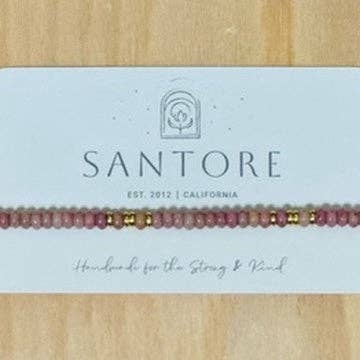 Santore Jewelry Company - Wholesale Beaded Bracelet - Linea Beaded Stretch Bracelet - Ships Carded5