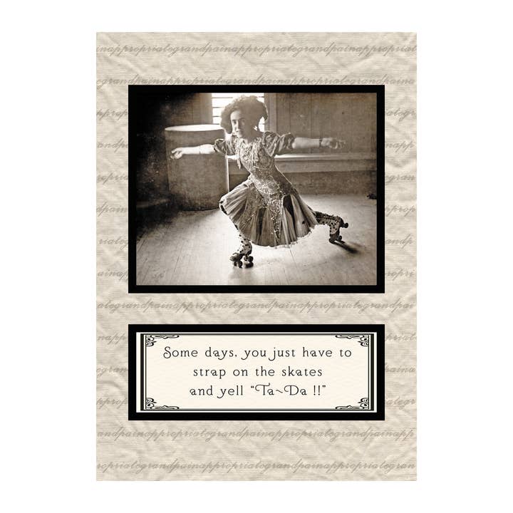 Care/Concern - Some Days, You Just Have To Strap On for wholesale by Inappropriate Grandpa Cards