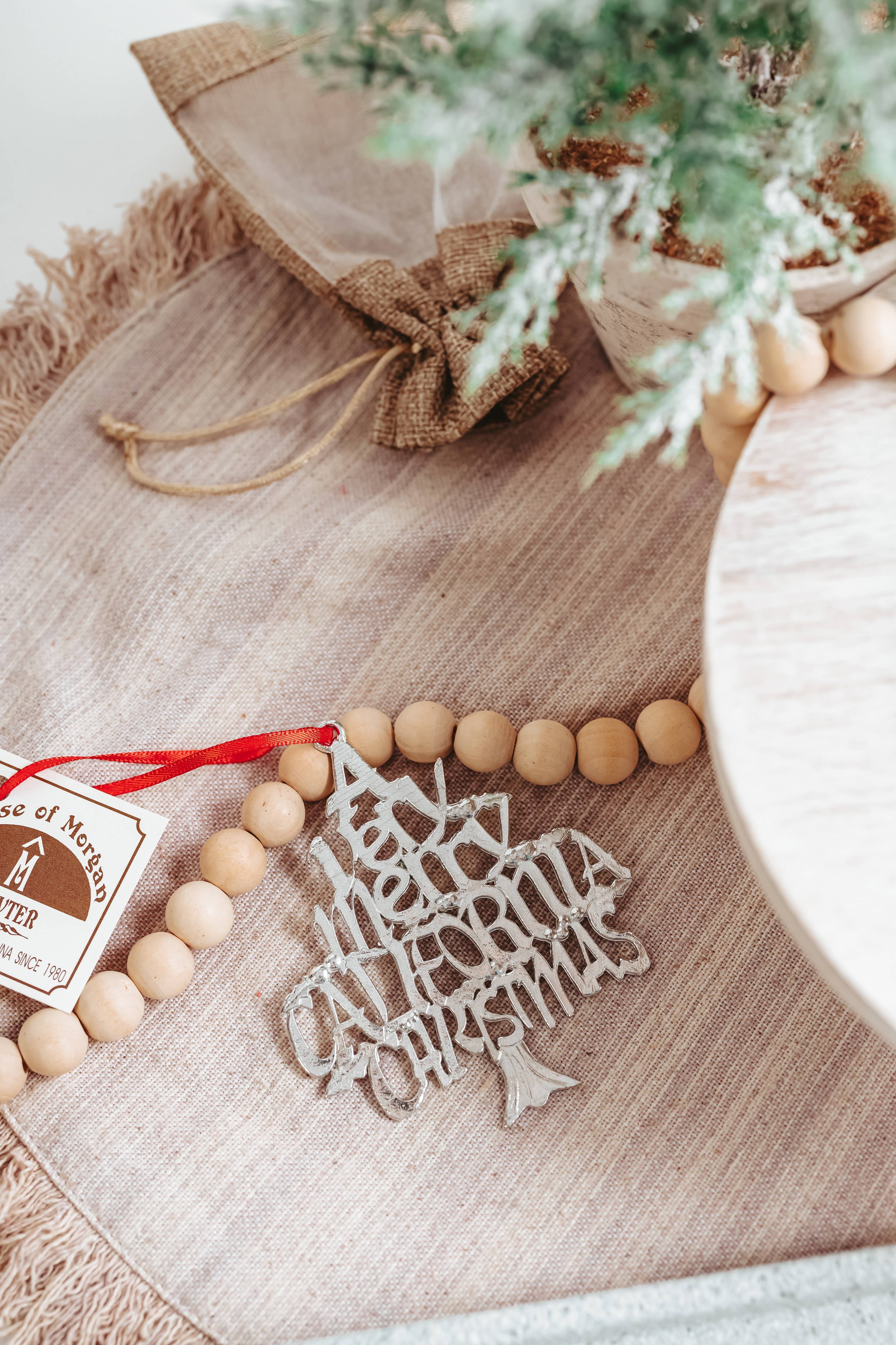 House of Morgan Pewter - Vendita all'ingrosso Decorazione - Un Ornamento di Natale Molto Allegro - Stati e Città46