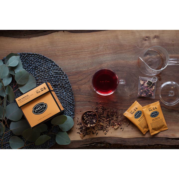 Smith Teamaker - Wholesale Tea Bags - Big Hibiscus Herbal Infusion - Retail Cartons