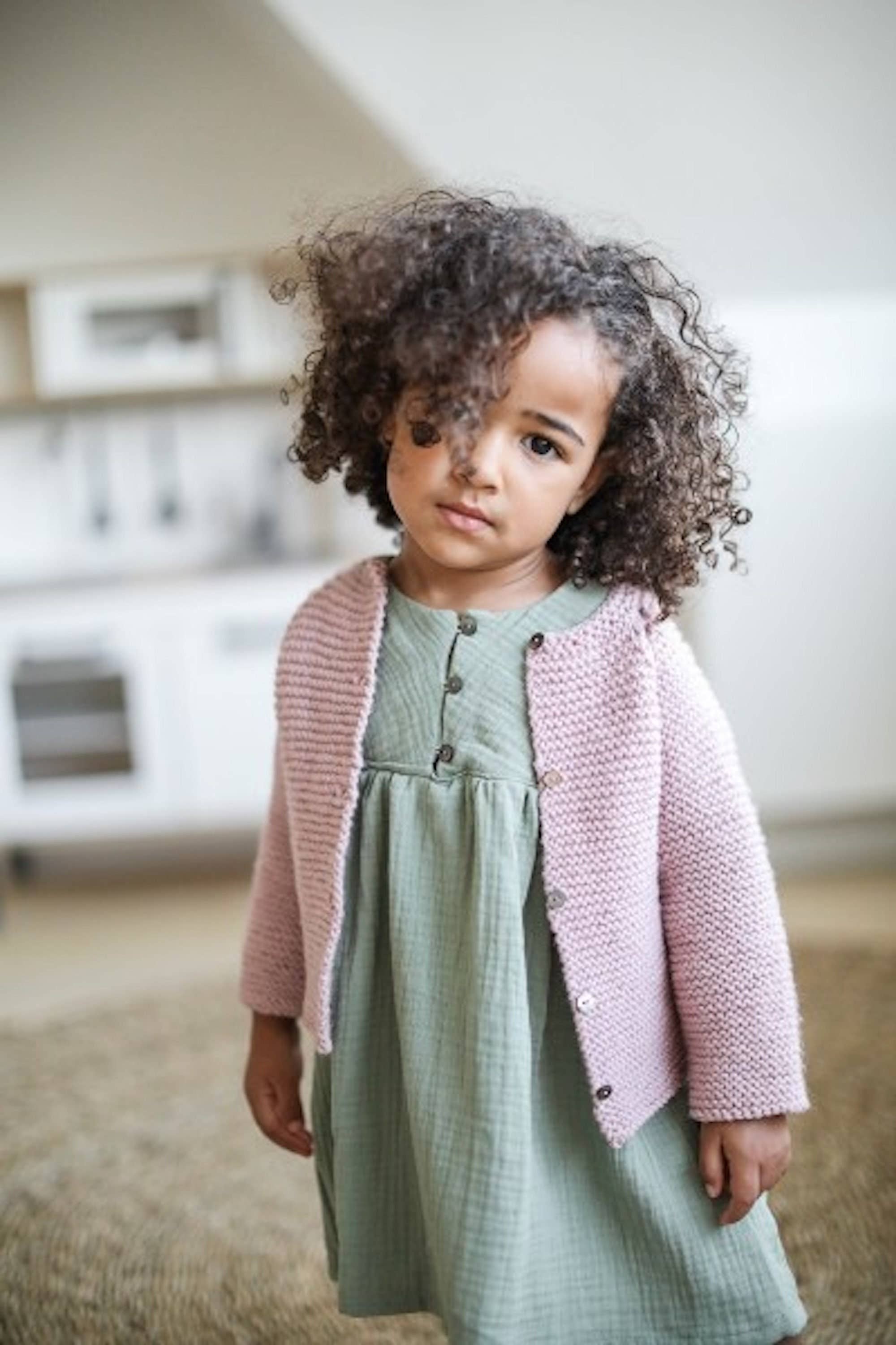 Filomène Ateliers - Vente Cardigan – enfant - Le Cardigan en laine Aiguilles 5 (patron)2