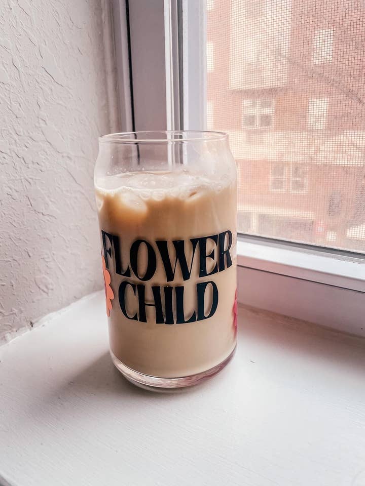 Verre pour enfant Flower pour la vente par judi k designs