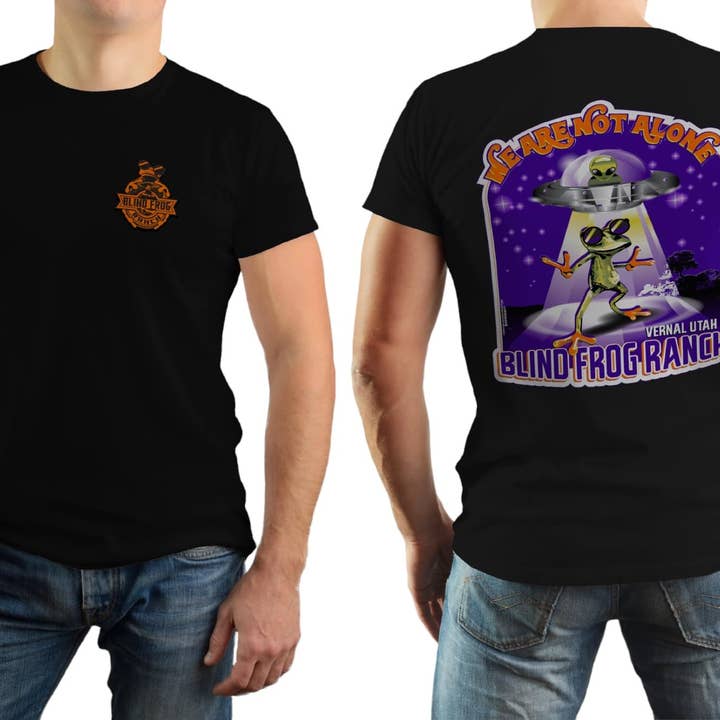 Smithco Distributing - Wholesale Screen Printed T-Shirt - Men's - Blind Frog Ranch Graphic Tees - TV Show Shirt, BFR Merch