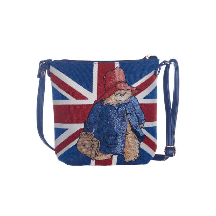 Signare Tapestry - Wholesale Crossbody Bag - Women's - Union Jack Paddington Bear â„¢ - Sling Bag