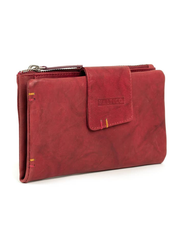 Lederbrieftasche mit Karten- und Münzfach. für den Großhandel von VALTICO