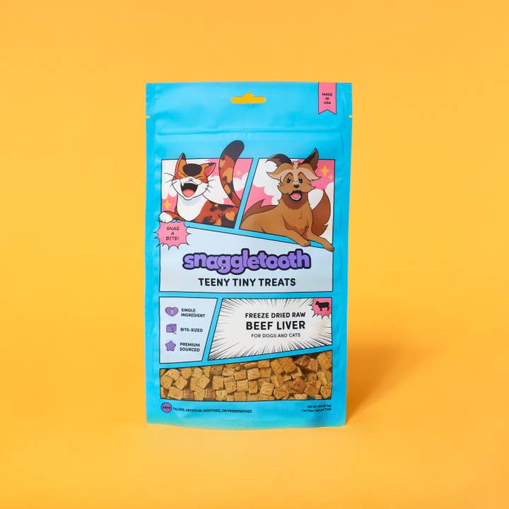 Snaggletooth Pets - Wholesale Pet Treats - Dog - Beef Liver - Freeze Dried Raw Teeny Tiny Treats6