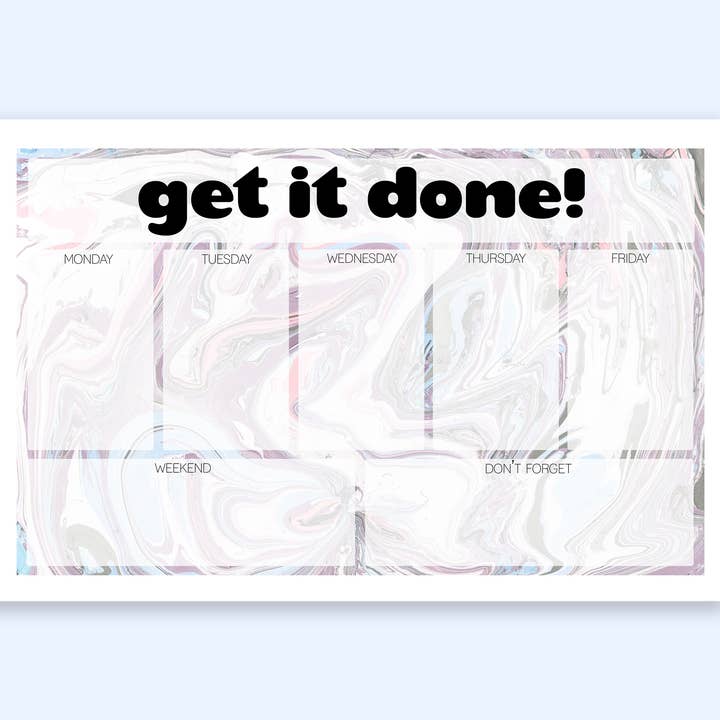 Marble Weekplanerare för wholesale av The Cornerstone Studio