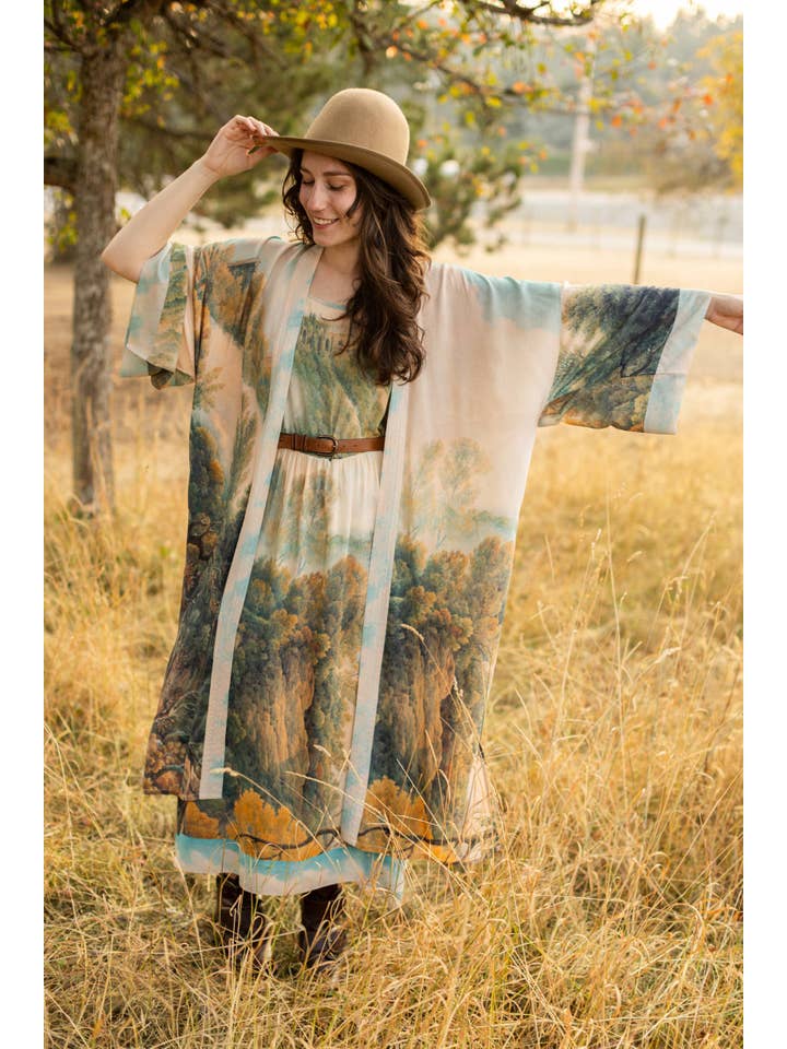 Market of Stars (Worldwide) - Wholesale Dress – Women's - Awakening Bohéme Long Maxi Slip Dress w/ Landscape11