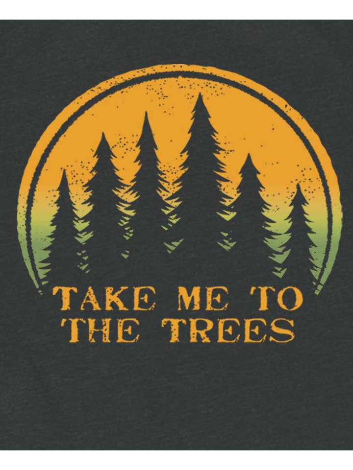 Soul Flower - Wholesale Screen Printed T-Shirt - Women's - Take Me To The Trees Heathered T-Shirt - Unisex Outdoor Tee4