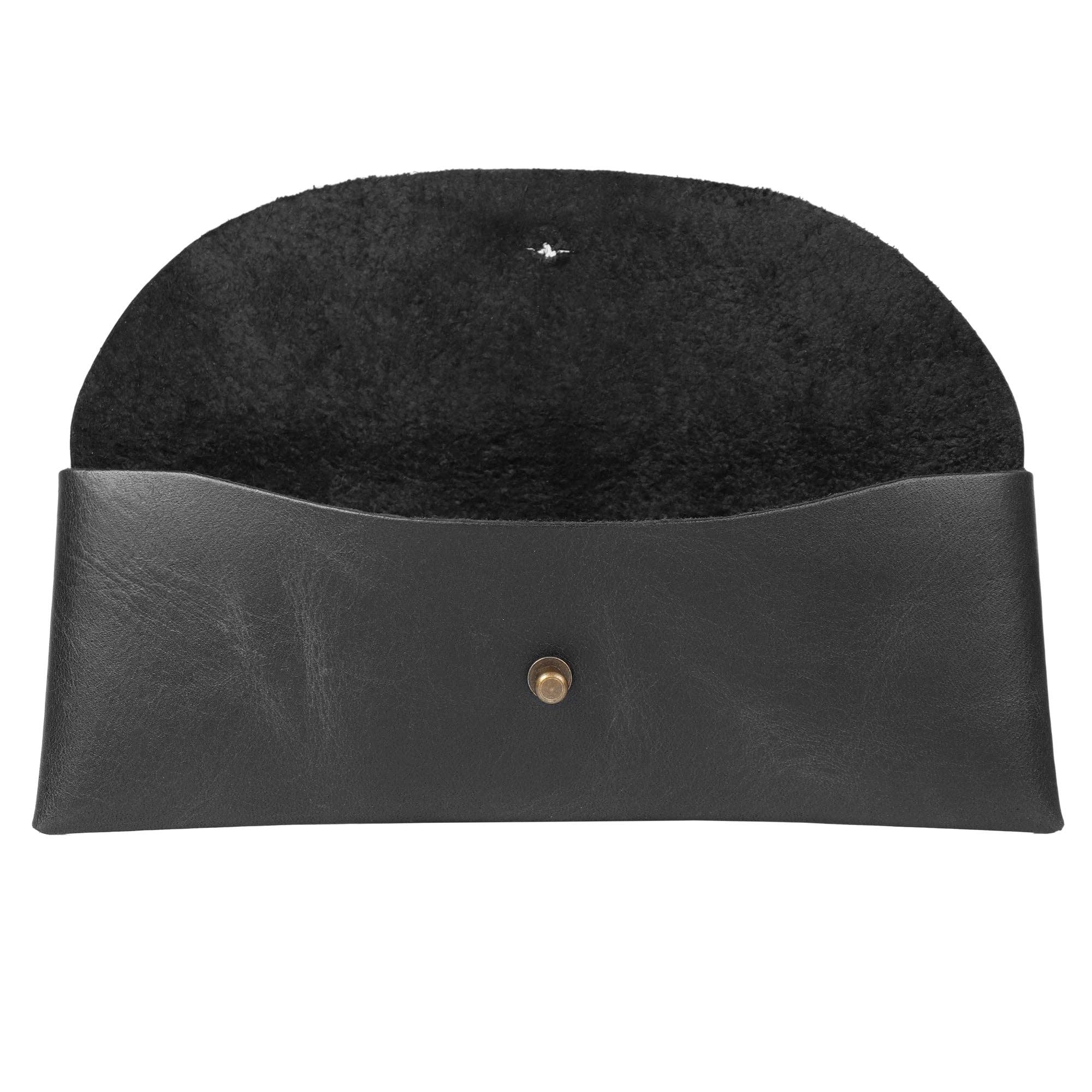 Londo – wholesale Pen & pencil holder – Londo Top Grain Leather Pen Case with Metal Snap Fastener, Pencil Pouch Stationery Bag2