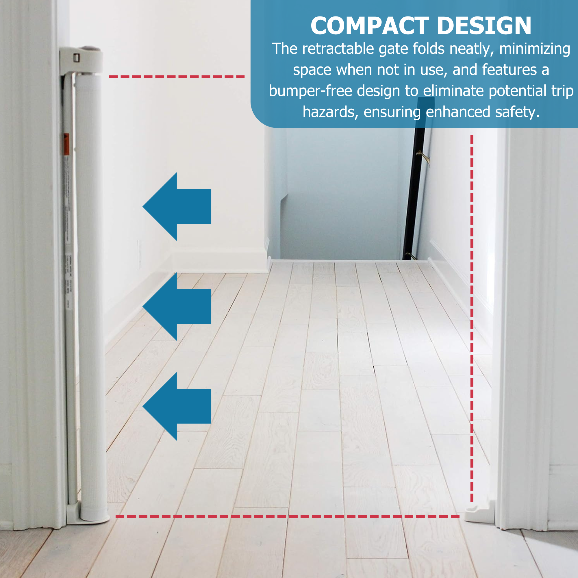 Cardinal Gates, Inc. - Wholesale Pet Folding Gate - Dog - Cardinal Gates Retractable Pet Gate (Model RETG)5