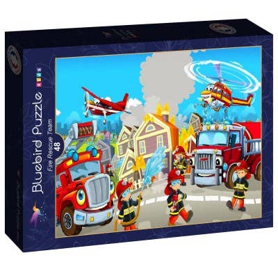 Bluebird Puzzle – wholesale Pussel - Barn – Pussel 48 Bitar - Brandräddningsteam0