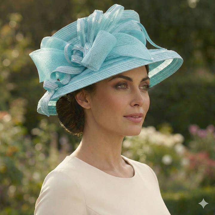 T15900 - Elegant Ribbon Bow Occasion Hat for wholesale by Maspros