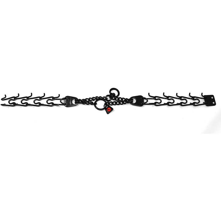 Dogline – wholesale Halsband - Hund – Herm Sprenger svart rostfritt stål Prong DogTraining Vridbar