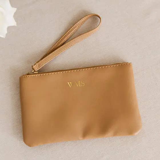 Pulsera de cuero vegano con estampado de monograma personalizado para venta al por mayor de Weddingstar Inc.