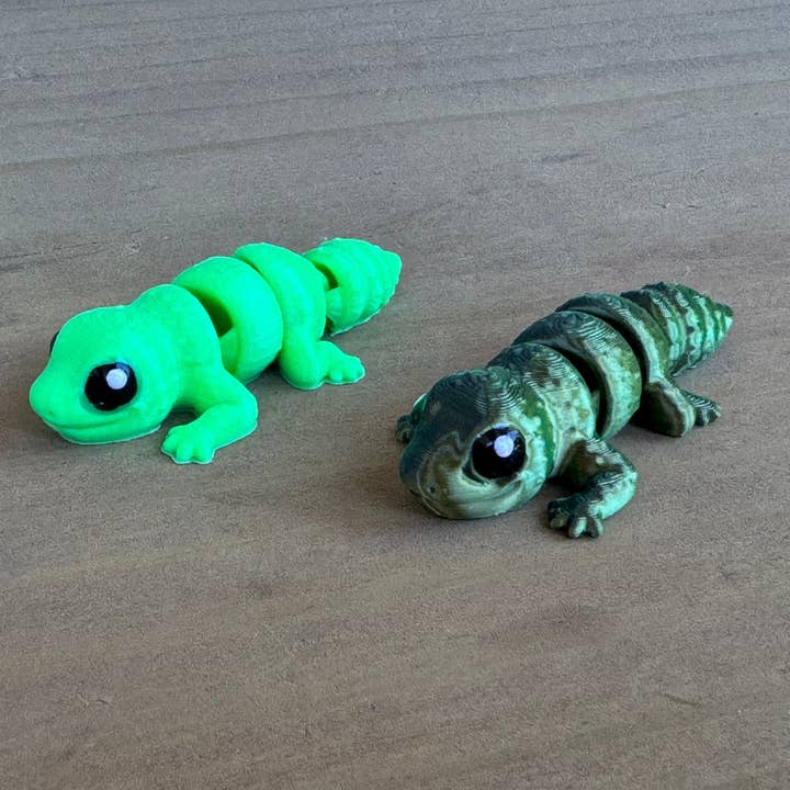 LNZ Custom Design - Wholesale Keychain - Kids - Gecko Keychain & Toy