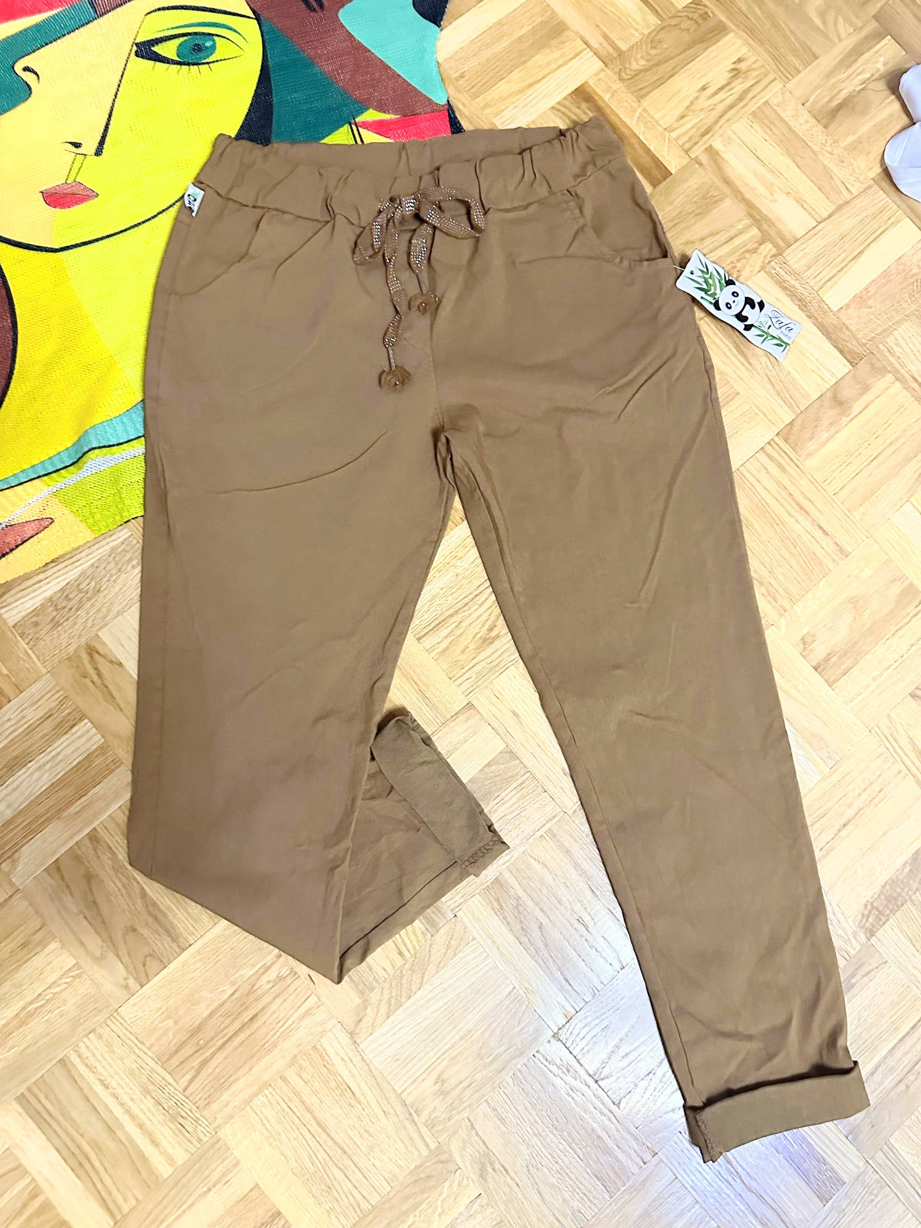 ZAFA PARIS - Wholesale Pants – Women's - 74FB0P002-PLUS size-pantajogg with pouch38