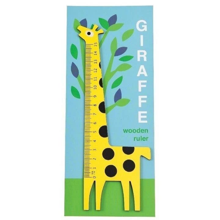 Wooden Ruler - Yellow Giraffe for wholesale by Rex B2B - UK