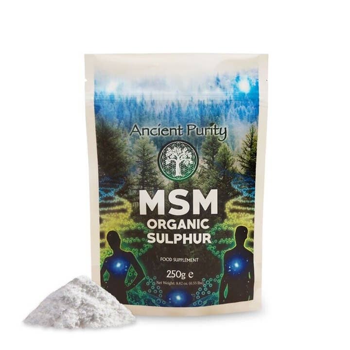 Ancient Purity – wholesale Oral supplement/vitamin – MSM Organic Sulphur | Pure 99% Sulphur Crystals | 250-500g
