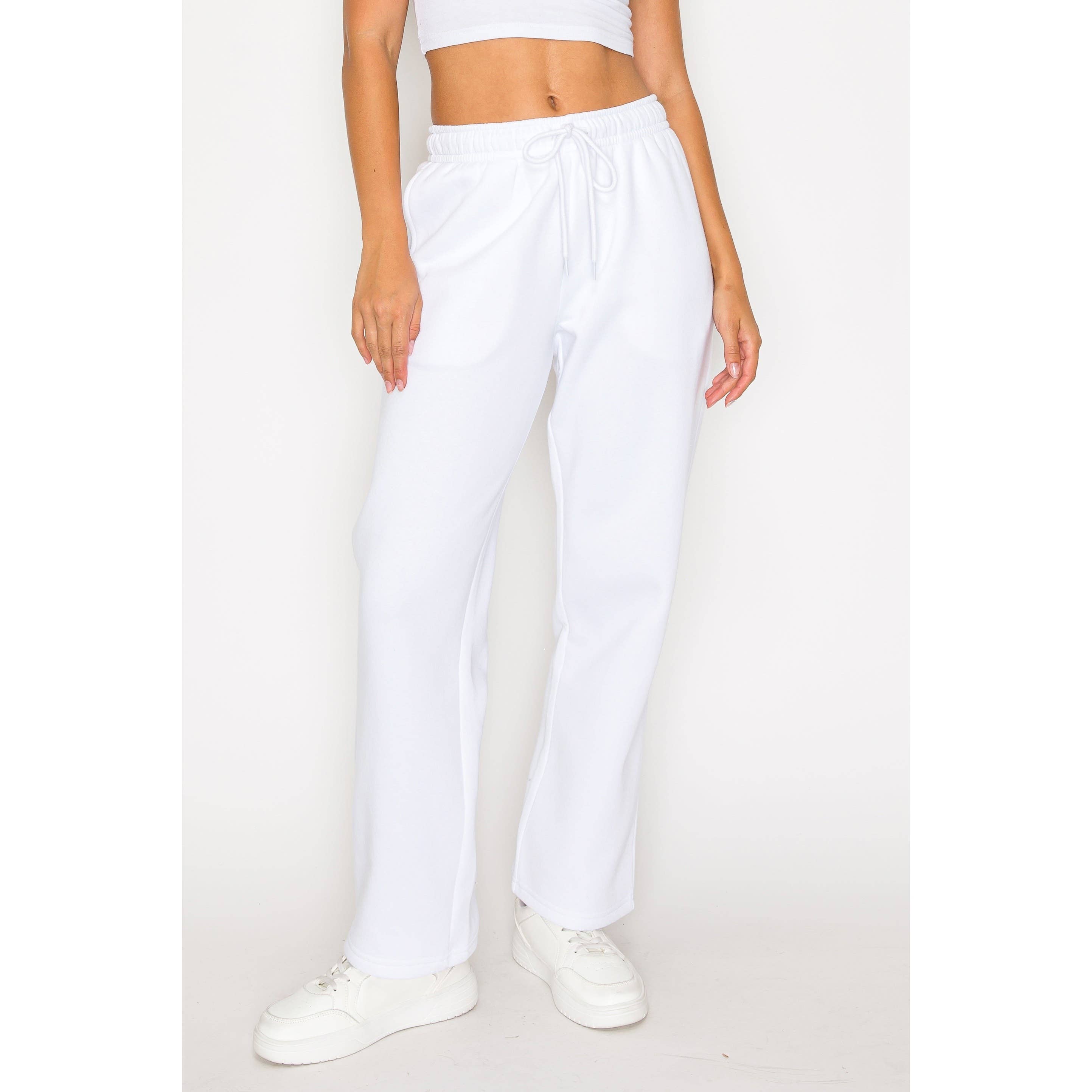 UP CLOTHING - Wholesale Athletic Sweatpants/Joggers - Women's - Straight Leg Fleece Sweatpants8