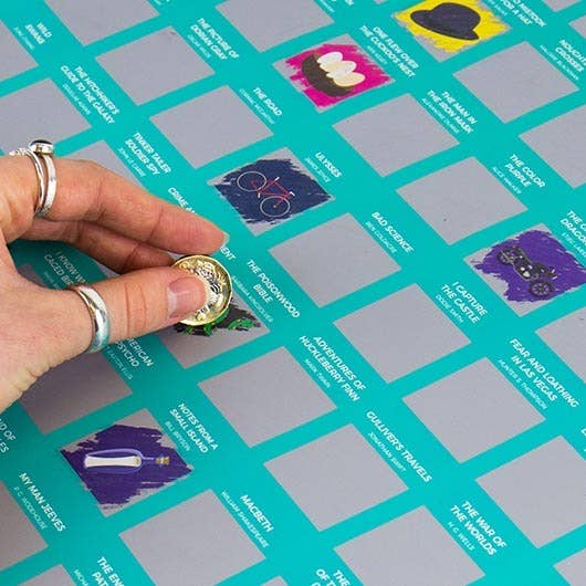 Gift Republic - Wholesale Poster - 100 Books Bucket List Poster1