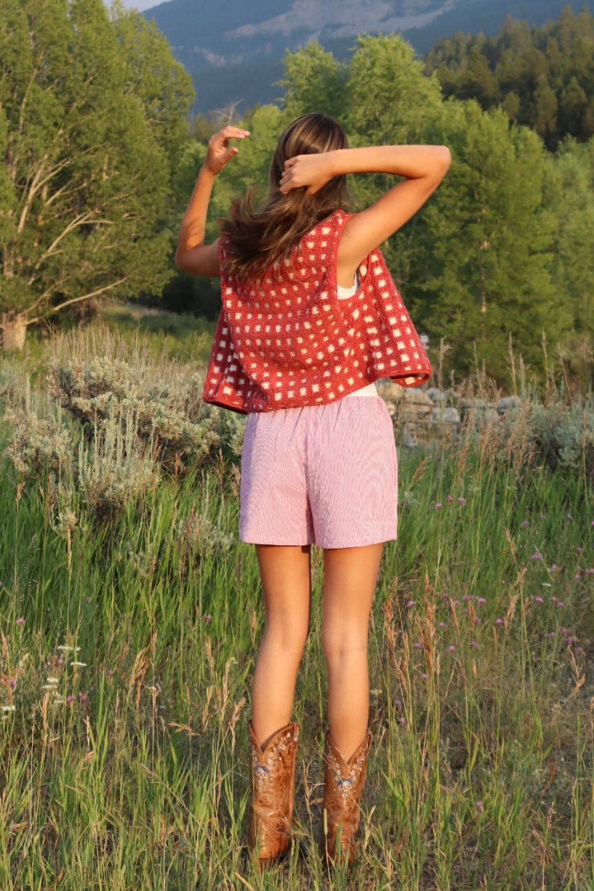 Midnight Lunch - Wholesale Outerwear Vest - Women's - Montana Vest | Signature Red3