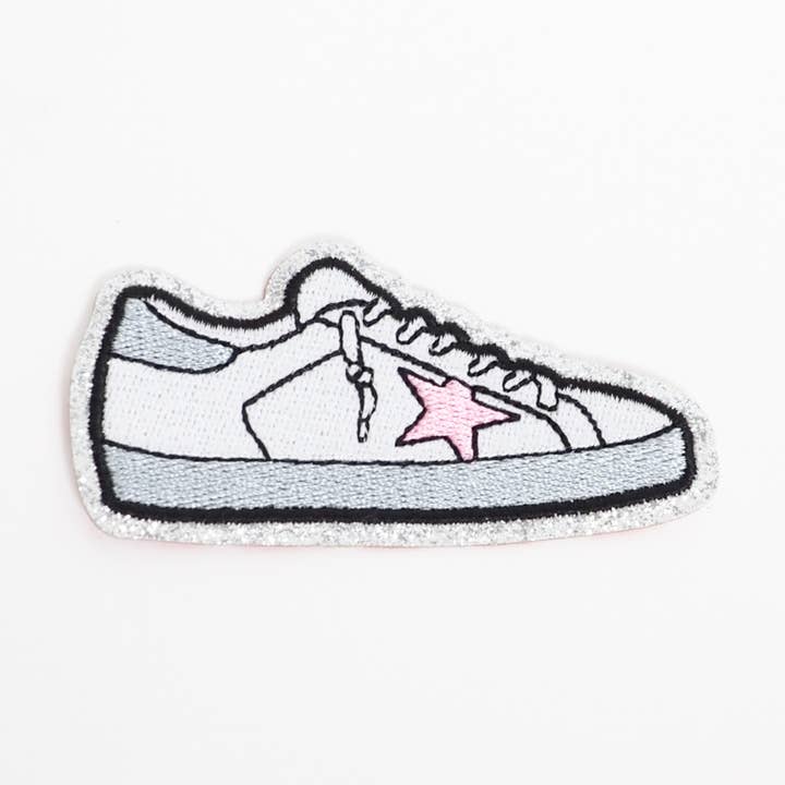Embroidered Sneaker Icon Patch for wholesale by Anders Ruff Market